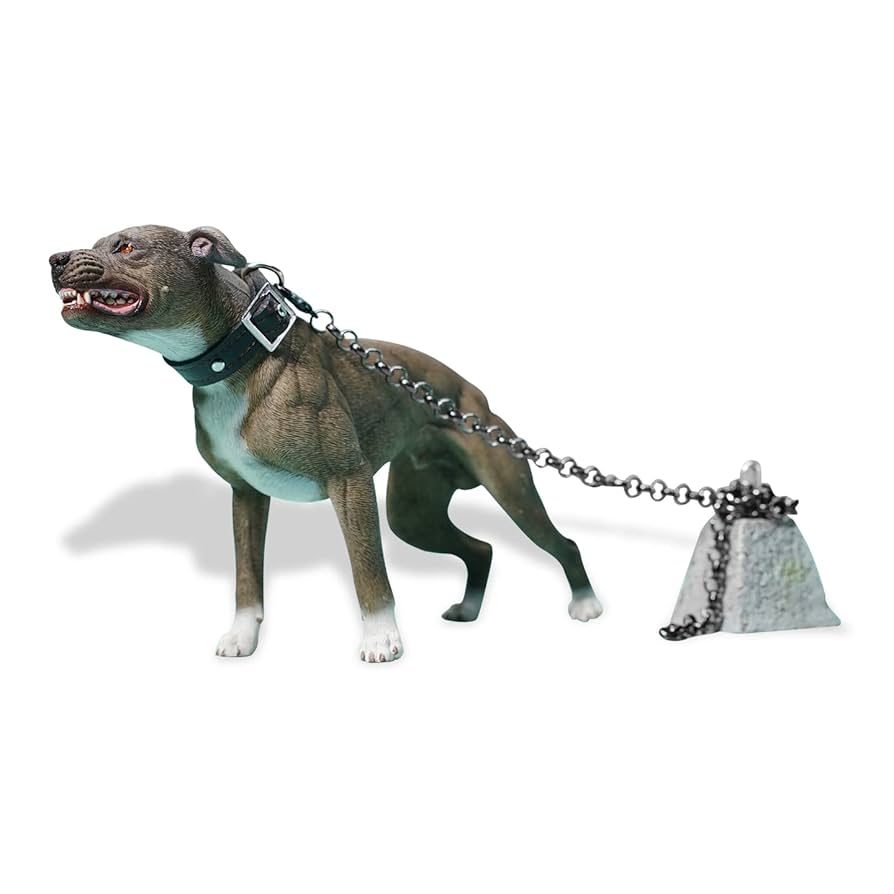 Amazon.com: MMOS X JXK American Pit Bull Terrier Dog Statue